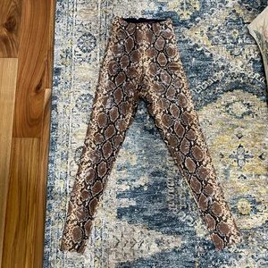 Commando Snake Print Pants - Brown and Black